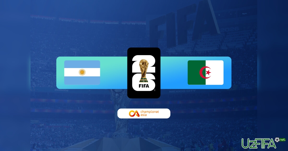 JCH-2026. Argentina - Jazoir 2:0 LIVE- uzfifa.net.