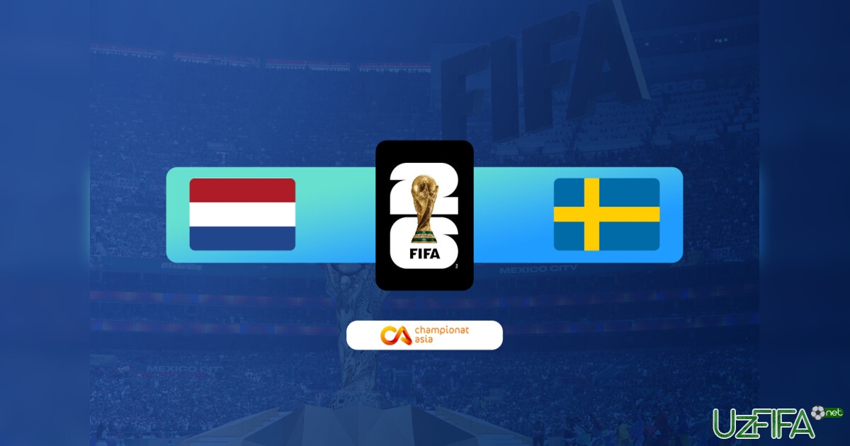 LIVE. JCH. Niderlaniya - Shvetsiya 3:0 (matnli translyatsiya)- uzfifa.net.