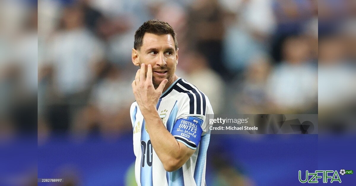 Messi Iordaniya bilan o'yinni zaxira o'rindig'ida boshlaydi- uzfifa.net.