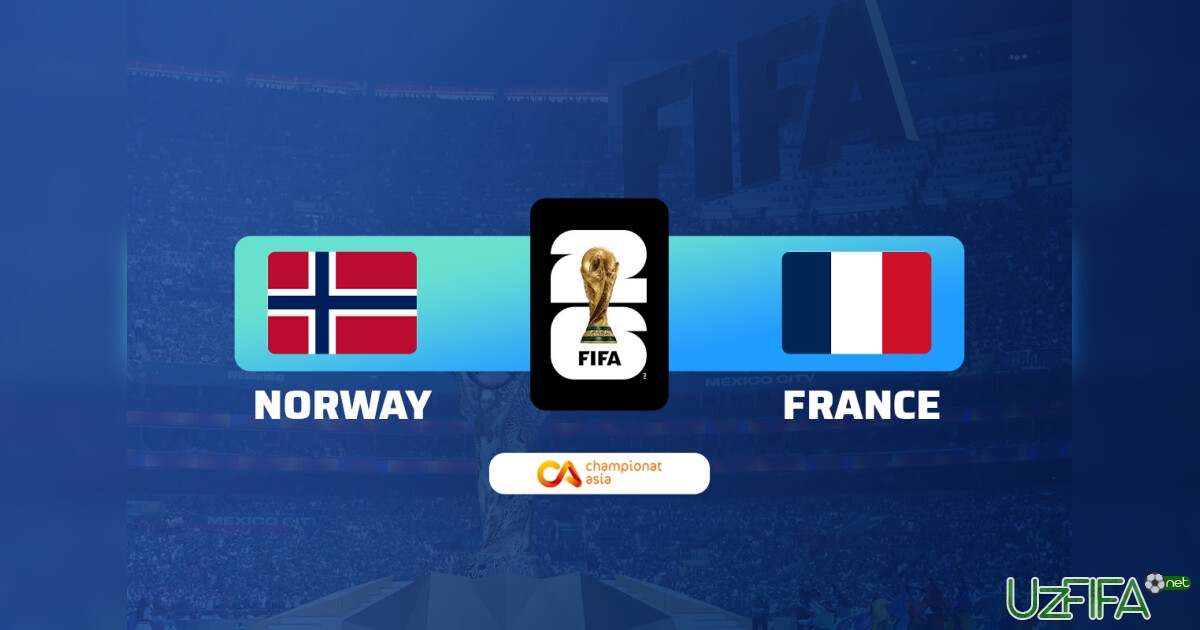 LIVE. JCH. Norvegiya - Fransiya 1:2 (matnli translyatsiya)- uzfifa.net.