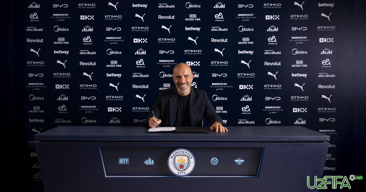 Rasman. Enco Mareska - "Manchester Siti" bosh murabbiyi- uzfifa.net.