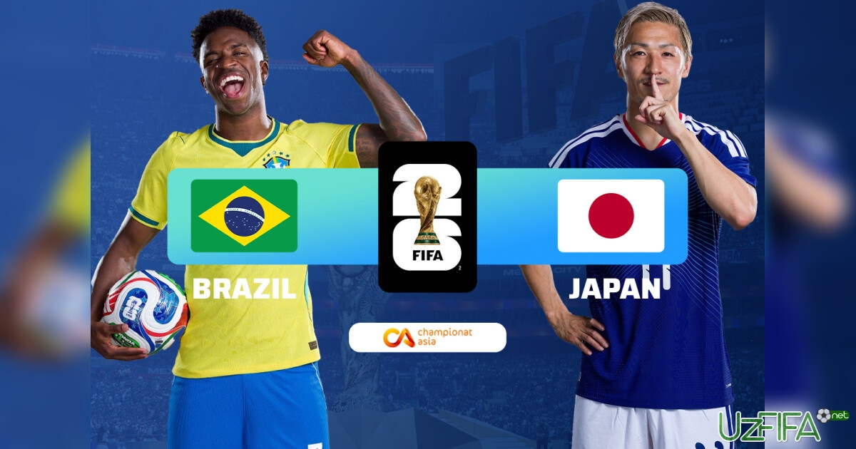 LIVE. JCH. Braziliya - Yaponiya 0:1 (matnli translyatsiya)- uzfifa.net.