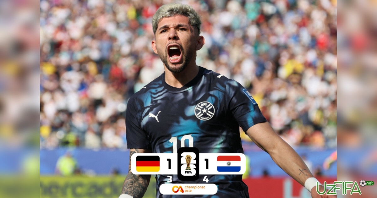JCH-2026. Germaniya mundialni tark etdi, Paragvay keyingi bosqichda!- uzfifa.net.