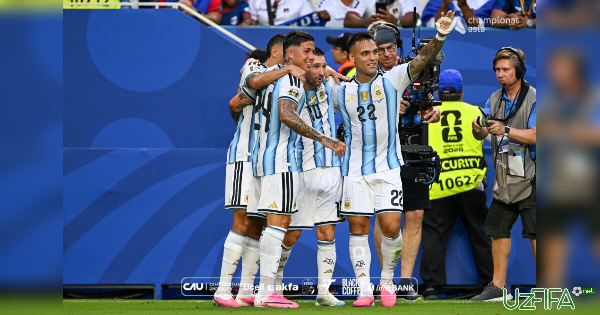 Argentina terma jamoasi jahon chempionatlarida yangi jamoaviy rekord o'rnatdi- uzfifa.net.