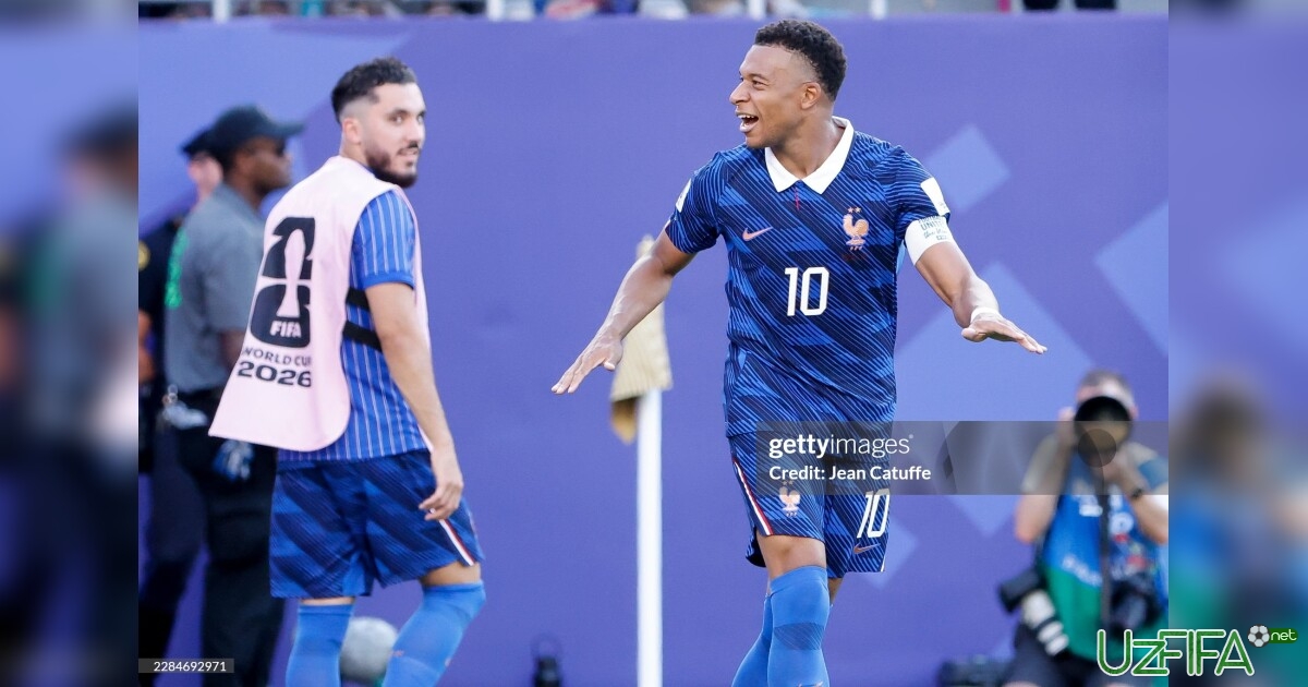 Mbappe futbol tarixida hech kimga nasib etmagan JCH rekordini o'rnatdi- uzfifa.net.
