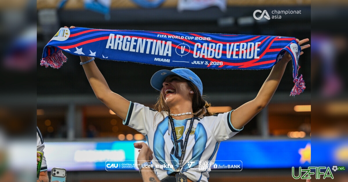 Argentina - Kabo-Verde uchrashuvidan olingan muxlislar GALEREYAsi- uzfifa.net.