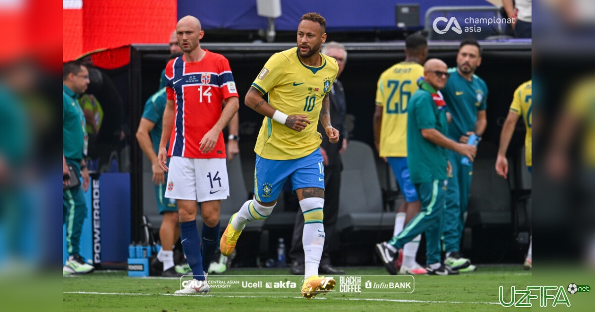 Neymar Braziliya terma jamoasidagi faoliyatini yakunladi- uzfifa.net.