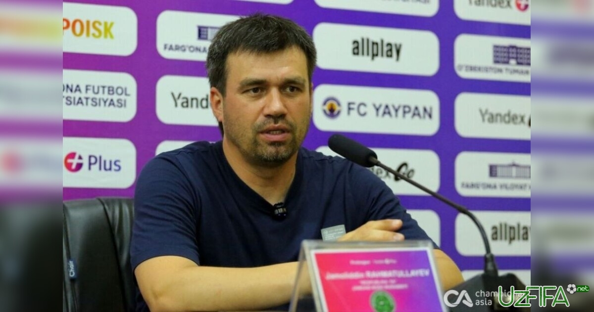 Jamoliddin Rahmatullaev: "Standart vaziyatlardagi loqaydlik qimmatga tushdi"- uzfifa.net.