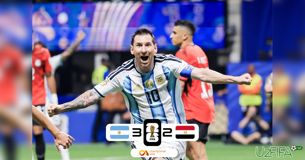 JCH. Argentina kambek qilib, Misrni mag'lub etdi va chorak finalga yo'l oldi- uzfifa.net.