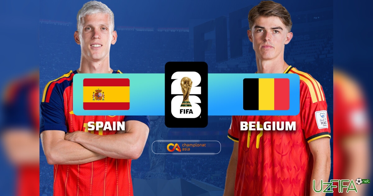 LIVE. JCH. Ispaniya - Belgiya 0:0 (matnli translyatsiya)- uzfifa.net.