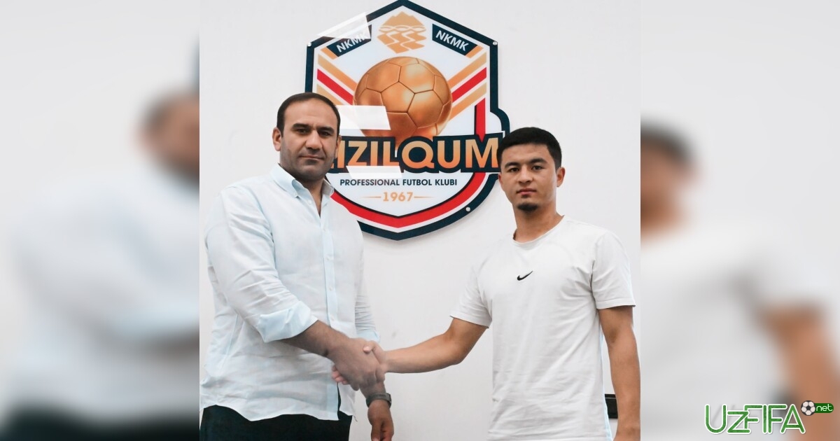 Abbos Abdug'afforov - "Qizilqum" futbolchisi- uzfifa.net.