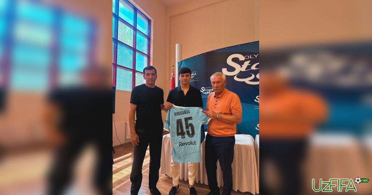 Husanov Belarusga borib, birinchi murabbiyi bilan ko'rishdi- uzfifa.net.