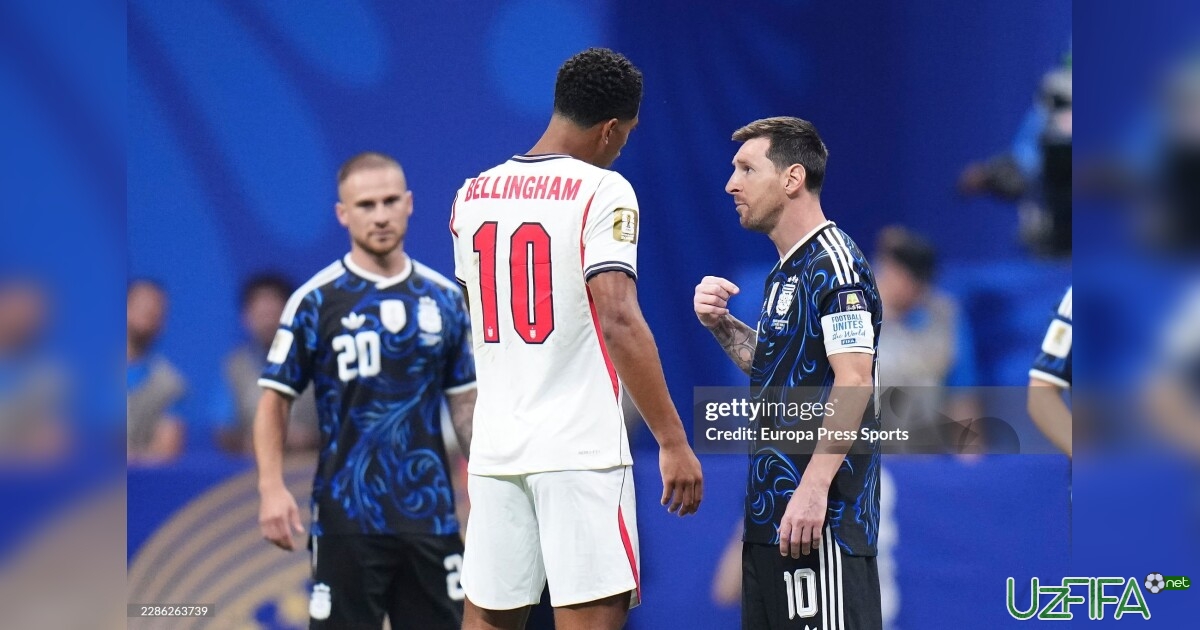 Bellingem Messi bilan bo'lgan tortishuv tafsilotlarini oshkor qildi- uzfifa.net.