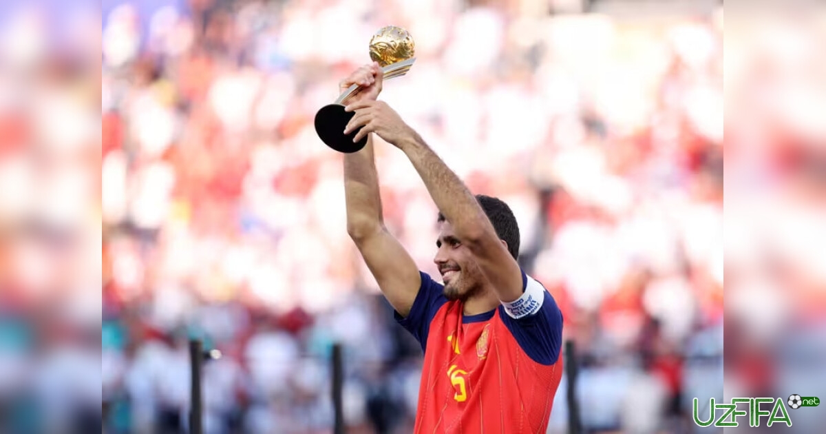 Rodri – 2026 yilgi Jahon Chempionatining eng yaxshi futbolchisi!- uzfifa.net.