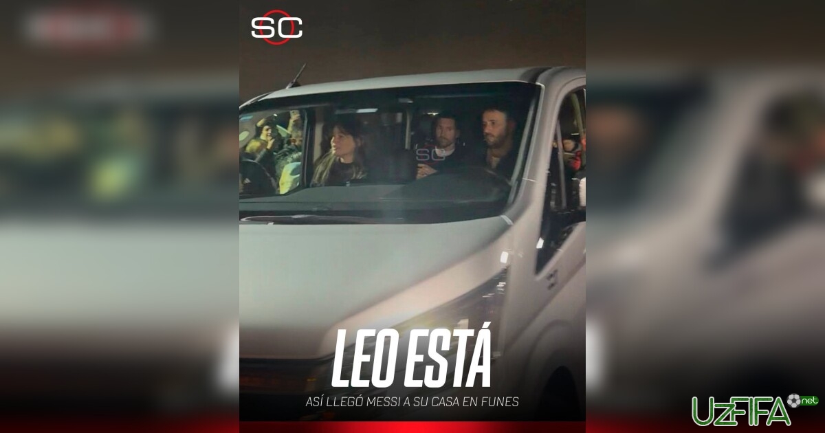 Messi JCHdan keyin xususiy samolyotda Argentinaga qaytdi- uzfifa.net.