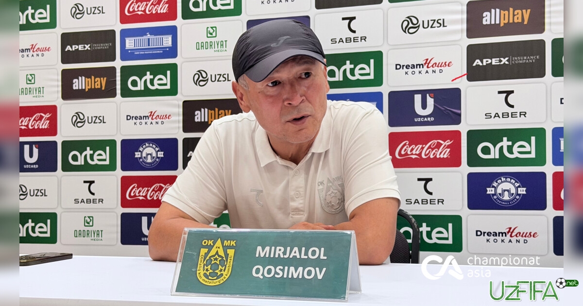 Mirjalol Qosimov: "Vodiydagi uchrashuvlar hech qachon oson bo'lmagan"- uzfifa.net.