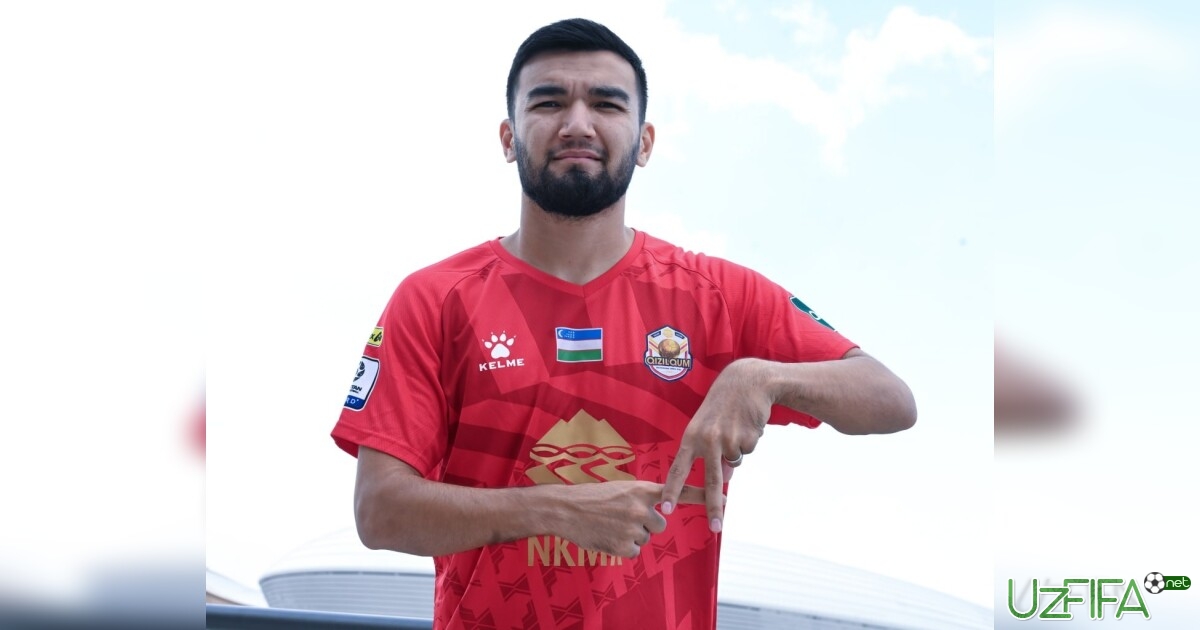 Rasman: Otabek Jo'raqo'ziev "Qizilqum"ga o'tdi- uzfifa.net.