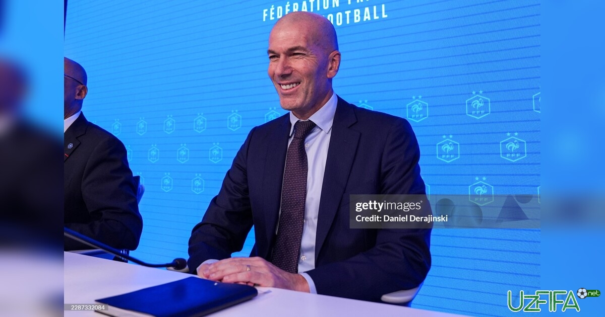 Rasman: Zidan Fransiya terma jamoasi bosh murabbiyiga aylandi- uzfifa.net.