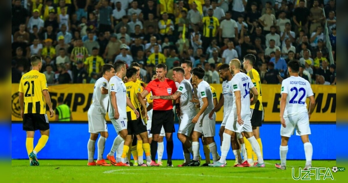 Janjallar bilan o'tgan vodiy derbisining asl muhitidan VIDEO- uzfifa.net.