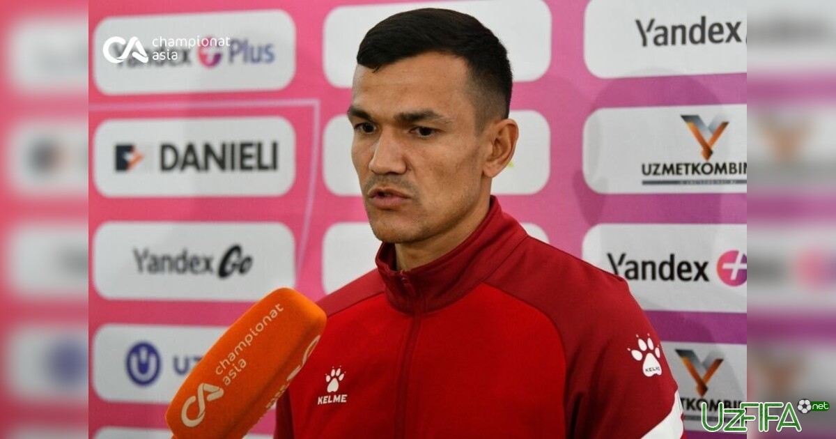 Azamat Sharipov: "Hisobga yarasha o'yin epizodlarida yutqazmadik"- uzfifa.net.