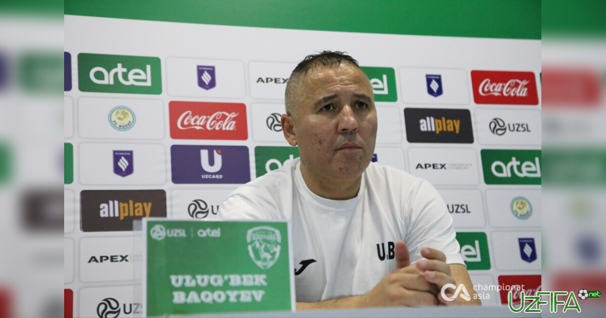 Ulug'bek Bakaev: "Doriev ko'zi yonib futbol o'ynaydi"- uzfifa.net.