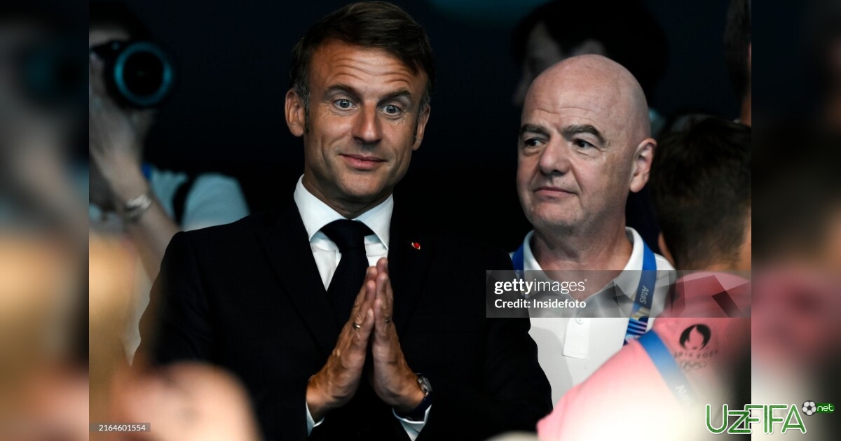 Makron Infantino bilan suhbatda JCH huquqlari xususiy investorlarga sotilishiga qarshi chiqdi- uzfifa.net.