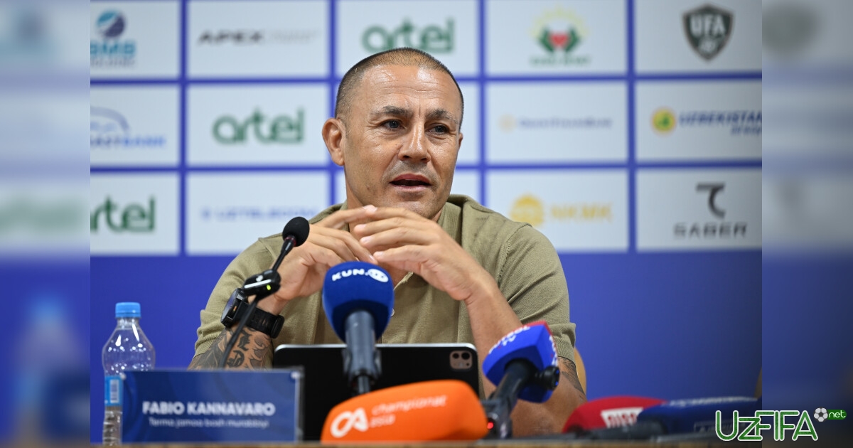 Fabio Kannavaro terma jamoada "kalamush" borligi haqida gapirdi- uzfifa.net.