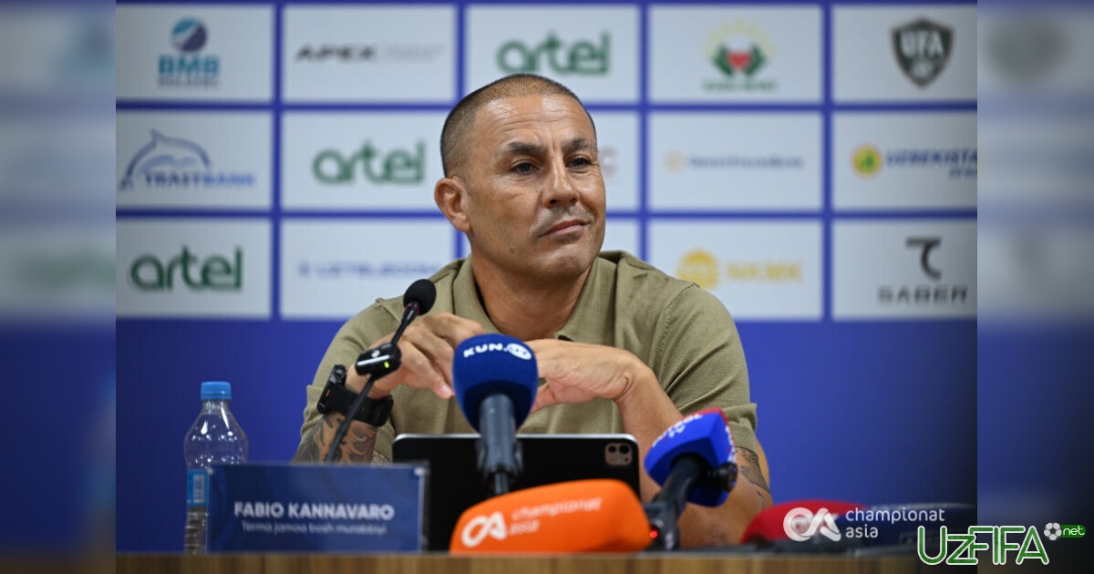 Fabio Kannavaro: "Murabbiy sifatida faqat natijaga emas, har bir jihatga chuqur yondashaman"- uzfifa.net.