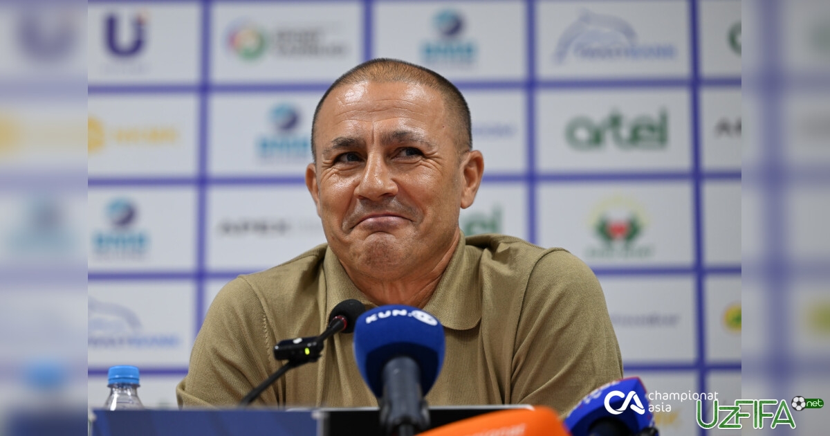 Kannavaro: "Ko'p gapiradigan bazi jurnalistlar afsuski matbuot anjumaniga kelishga o'zida kuch topa olmadi"- uzfifa.net.