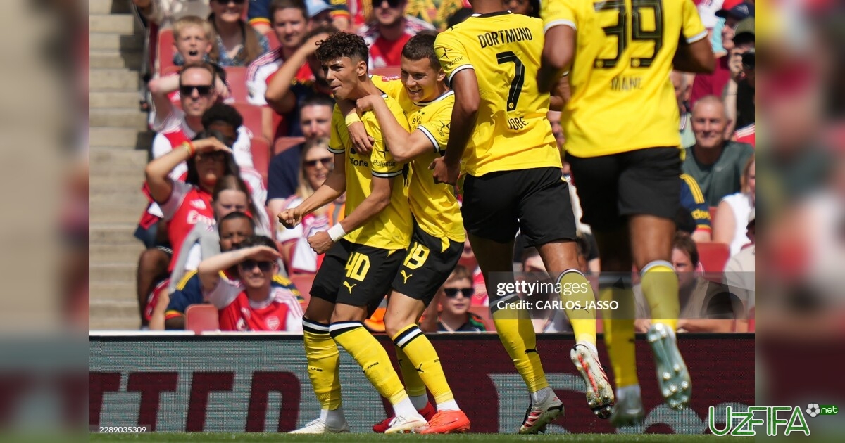Emirates Cup. “Arsenal” va “Borussiya Dortmund” o'rtasidagi o'yinda 5 ta gol urildi- uzfifa.net.