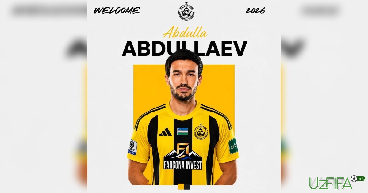 Rasman: Abdulla Abdullaev - "Neftchi" futbolchisi- uzfifa.net.