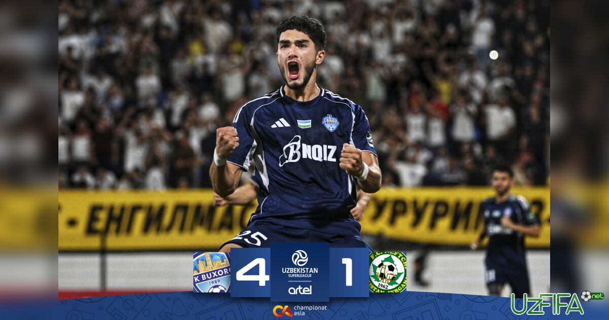 Superliga. "Neftchi" Buxoroda tiz cho'ktirildi- uzfifa.net.