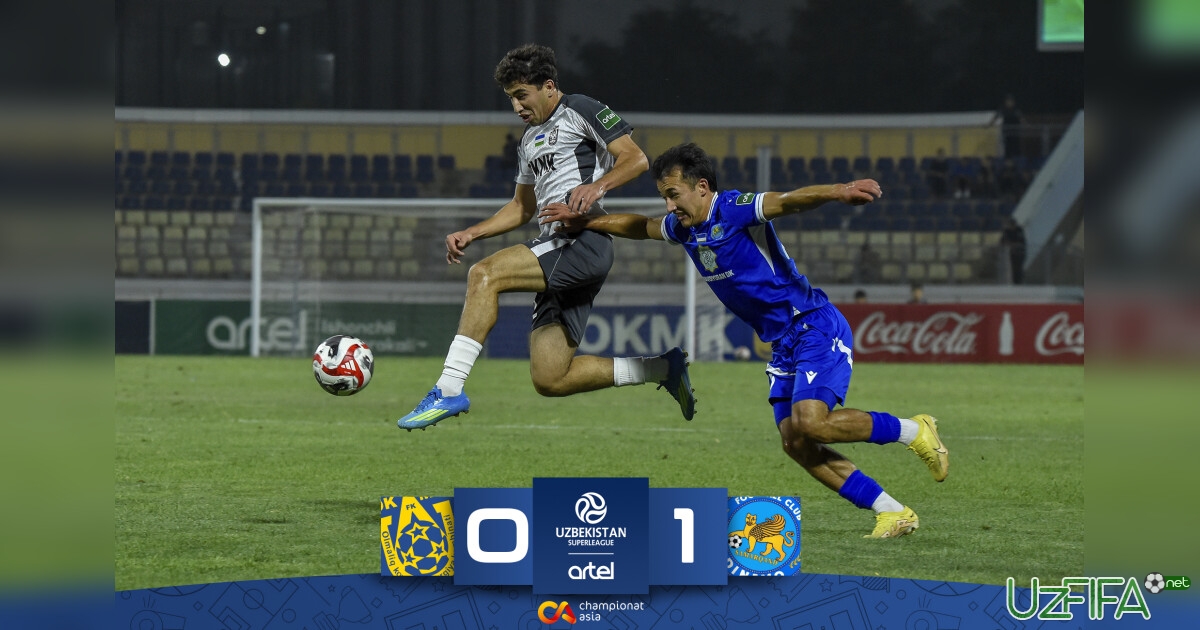 Superliga. "Dinamo" Olmaliqda g'alabaga erishib, jadvalda yuqoriladi- uzfifa.net.