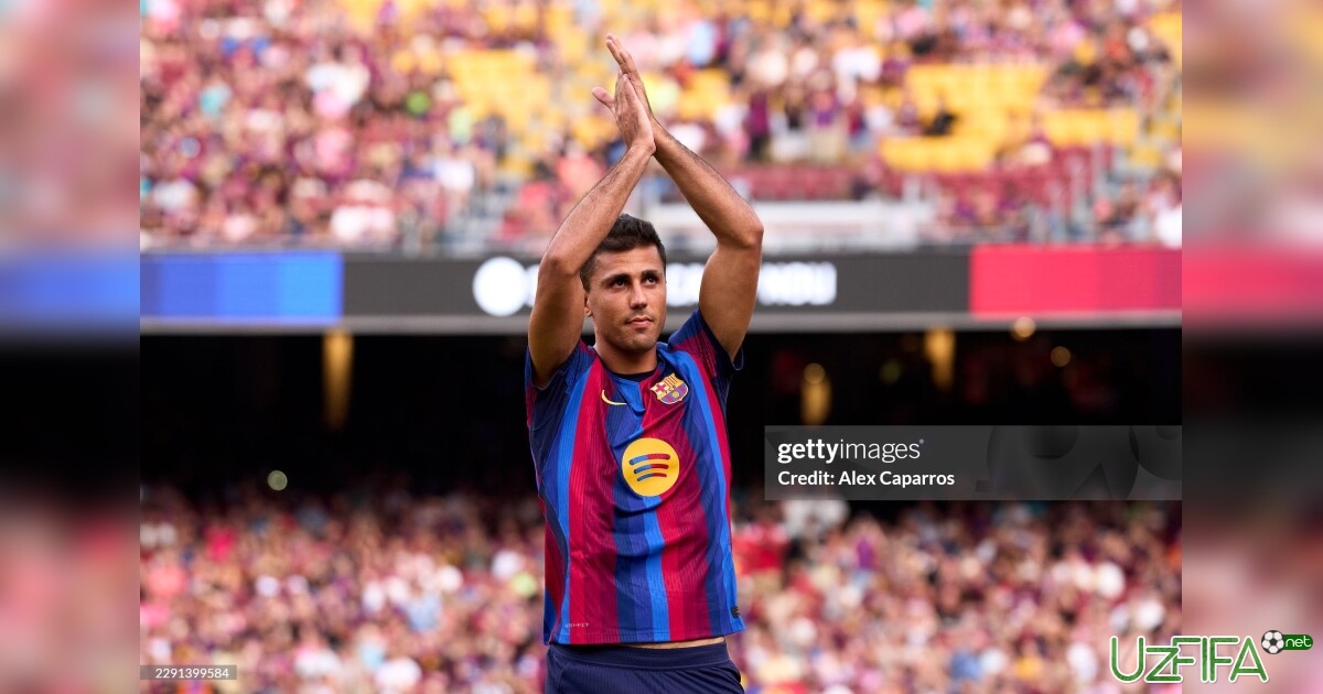Rodri - "Barselona"ning eng ko'p maosh oluvchi futbolchisi- uzfifa.net.