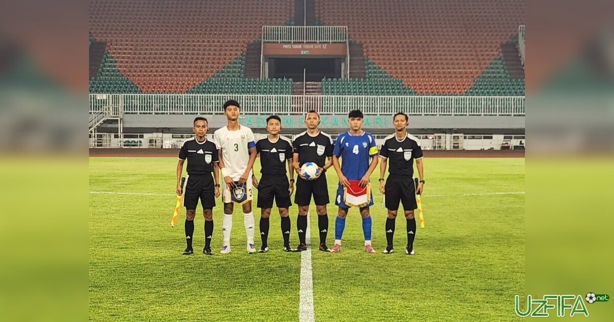 O'zbekiston U-16 terma jamoasi ilk o'yinda Indoneziyaga mag'lub bo'ldi- uzfifa.net.