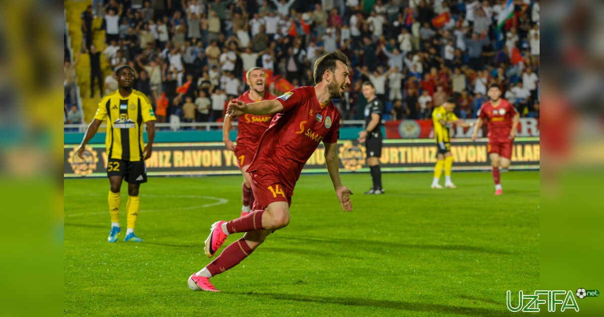 8 ta gol urilgan "Nasaf" - "Neftchi" uchrashuvidan GALEREYA- uzfifa.net.