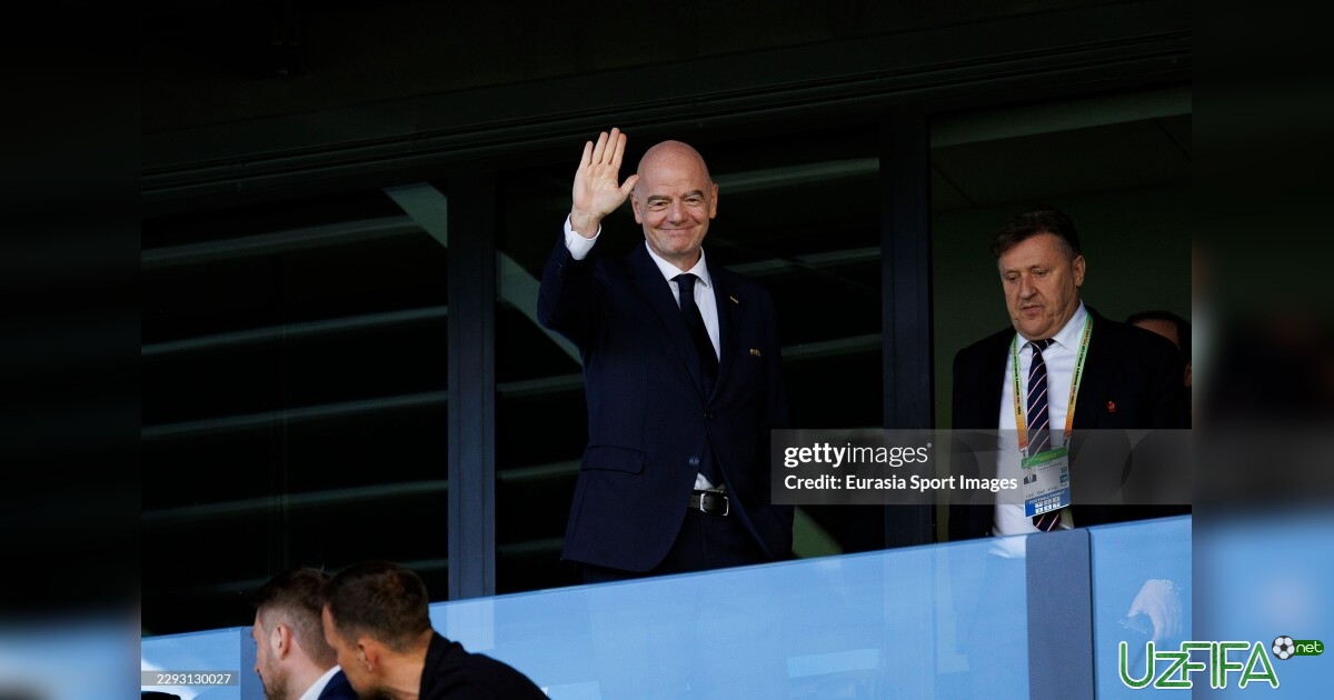 FIFA Infantino 2027 yilgi saylovda ishtirok etishini tasdiqladi- uzfifa.net.