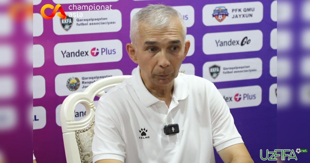 Vadim Shodimatov: "FarDU" bilan bahs tomoshabop kechdi"- uzfifa.net.
