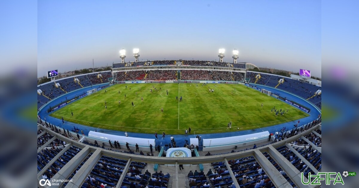 "Nasaf" stadionida yoritish tizimi yangilanmoqda- uzfifa.net.