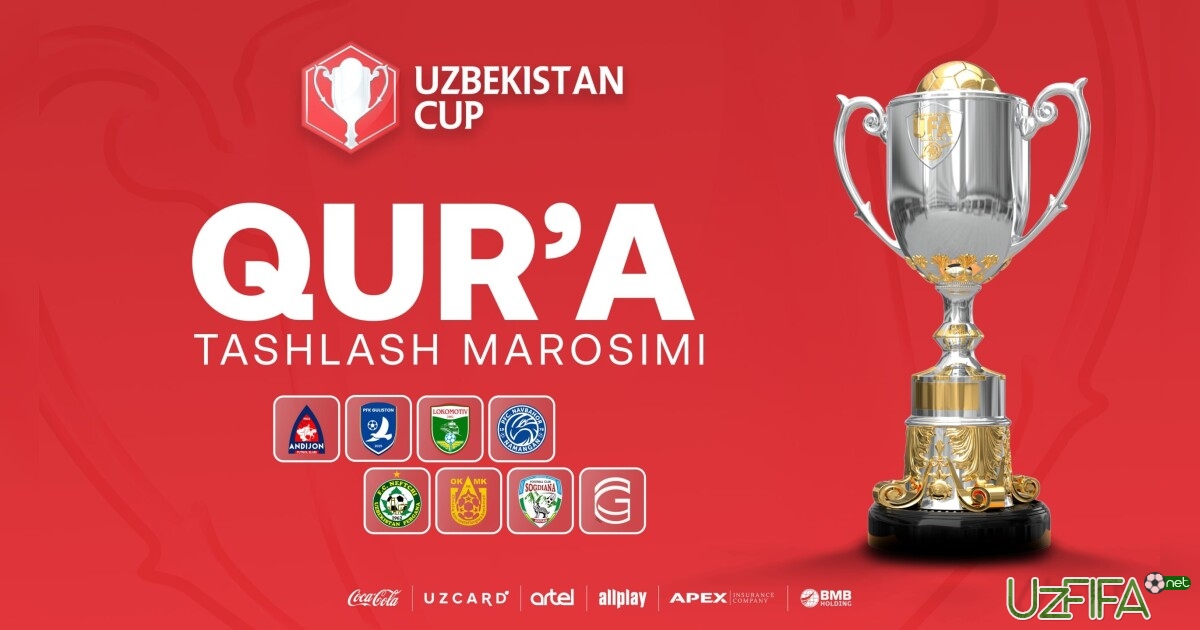 O'zbekiston Kubogi chorak finaliga qur'a tashlandi- uzfifa.net.
