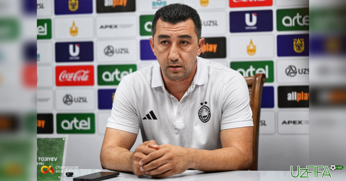 Kamoliddin Tojiev: "Qizil kartochka rejalarimizni o'zgartirib yubordi"- uzfifa.net.