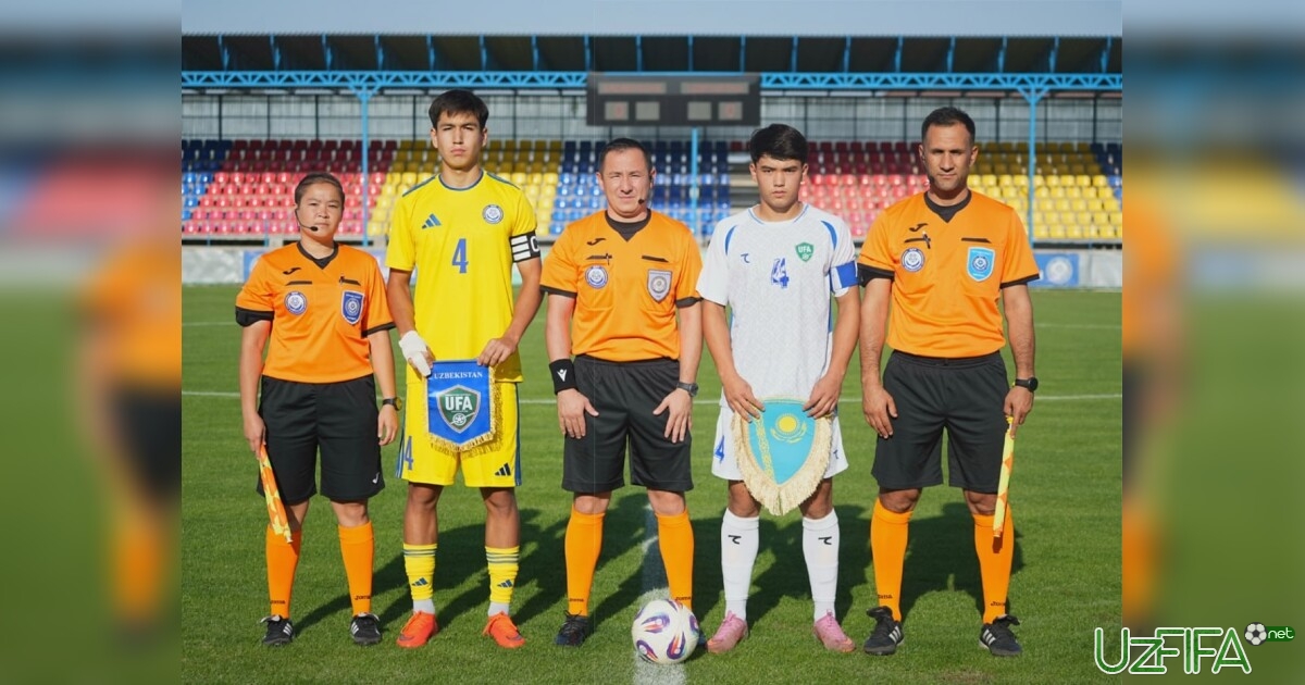 O'zbekiston U-16 Qozog'iston U-17 termasiga qarshi o'rtoqlik o'yini o'tkazdi- uzfifa.net.