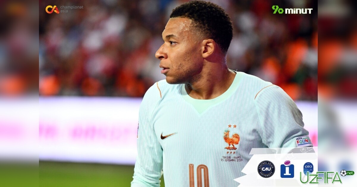 Mbappe Turkiyaga qarshi o'yinda jarohat oldi- uzfifa.net.