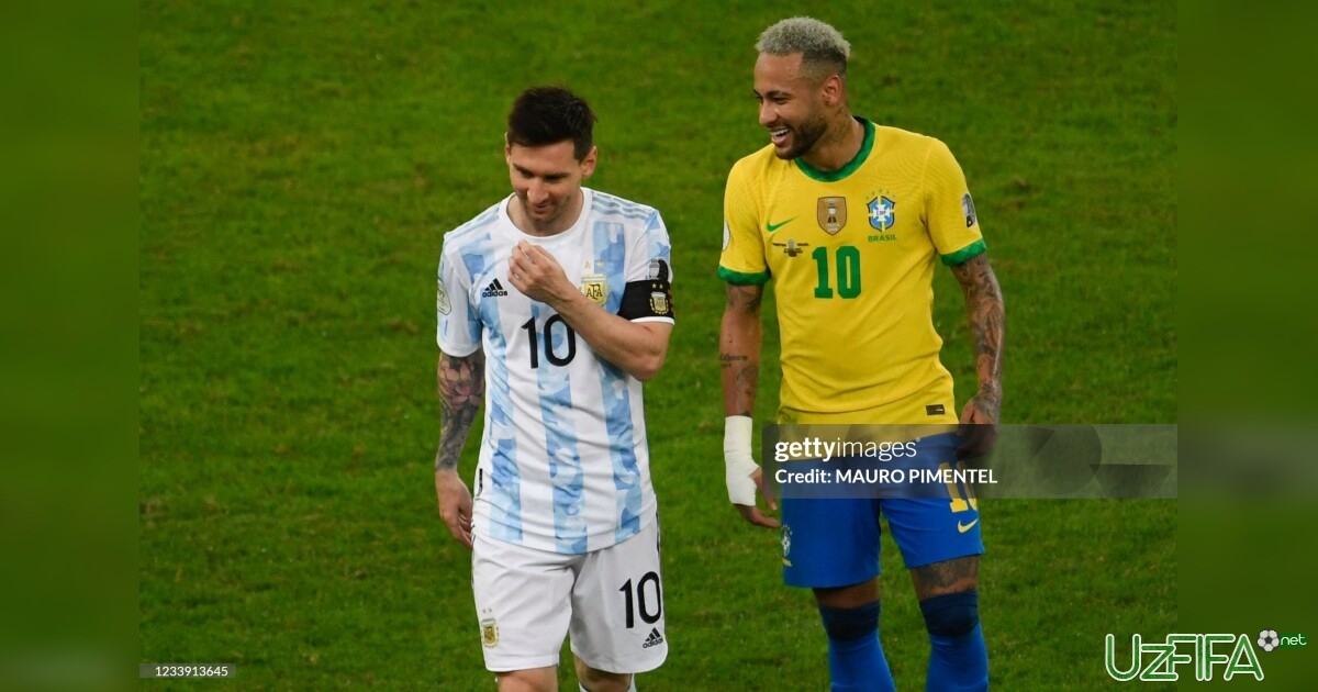 Neymar Messining Argentina terma jamoasi bilan xayrlashuvidan so'ng: "Butun dunyo sendan minnatdor"- uzfifa.net.
