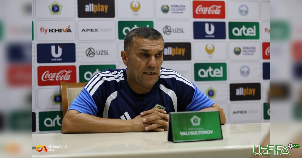 Vali Sultonov: "Ozgina omad yetishmadi"- uzfifa.net.