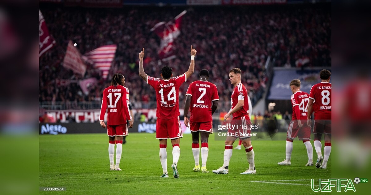 Bundesliga. "Bavariya" "Leyptsig" darvozasiga 6 ta gol urdi- uzfifa.net.