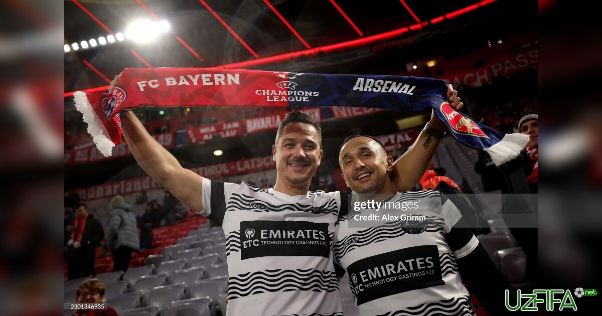 "Bavariya" - "Arsenal". Tarkiblar ma'lum- uzfifa.net.
