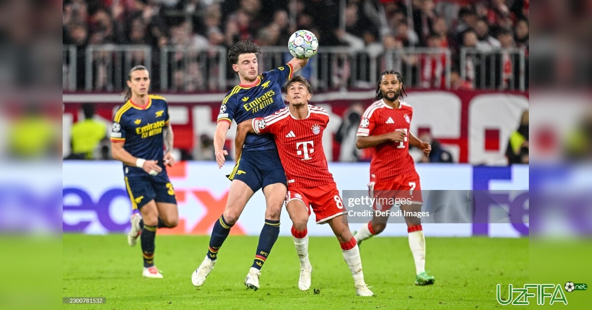 YCHL. "Bavariya" Myunxenda "Arsenal" bilan jangovar durang o'ynadi- uzfifa.net.