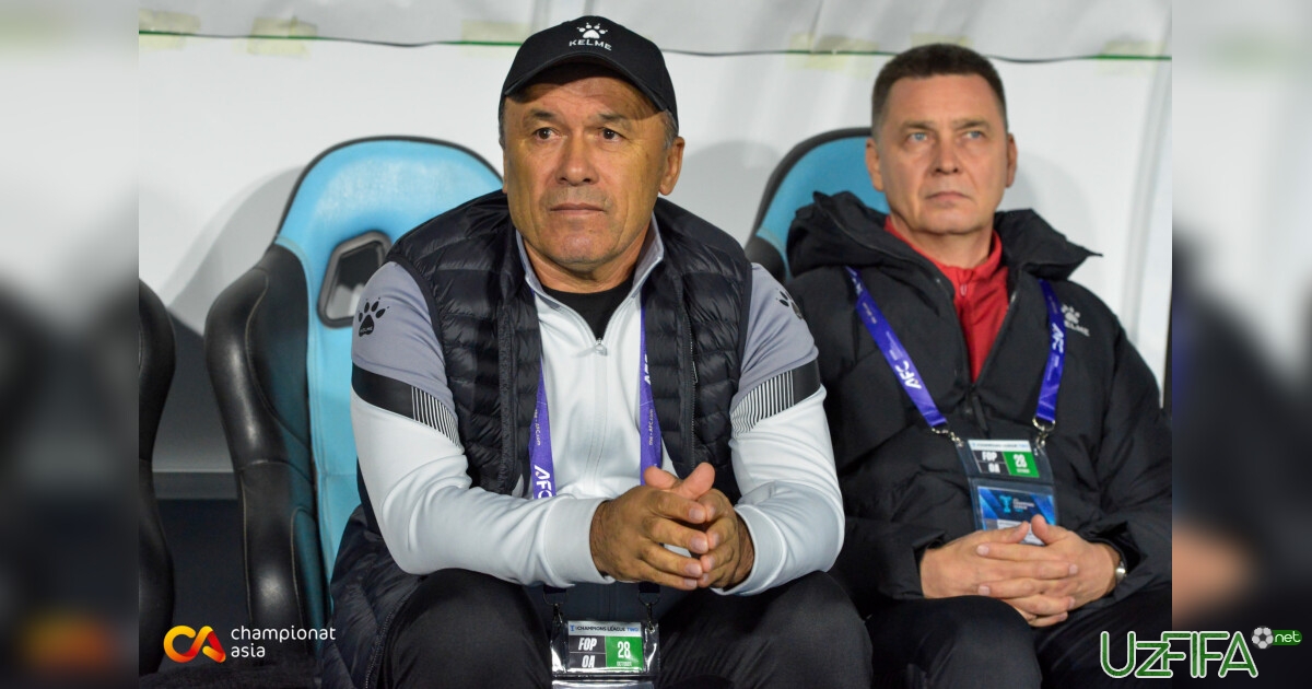 Ro'ziqul Berdiev: "Hujumlarni yakunlashda sovuqqonlik va mahorat yetmadi"- uzfifa.net.