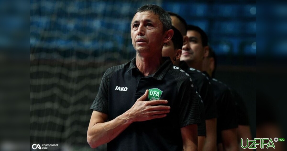 Bahodir Ahmedov - O'zbekiston Milliy terma jamoasi bosh murabbiyi- uzfifa.net.
